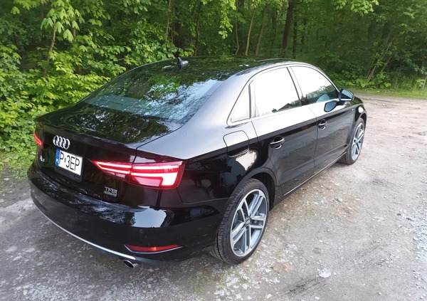 Audi A3 cena 74900 przebieg: 84046, rok produkcji 2017 z Piaski małe 172